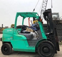 Machinerie lourde d'origine japonaise, chariot élévateur Mitsubishi d'occasion de 5 tonnes, modèle FD50NT, Nobel Lift, moteur 2020