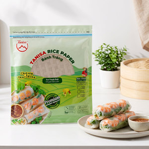 Papier de riz vietnamien pour les rouleaux de printemps frais – Usine certifiée FSSC, HALAL, ISO, HACCP, Expérience de commerce international - Product Image 1