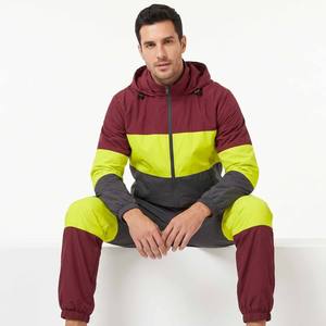 Custom Logo <b>Nylon</b> <b>Tracksuit</b> <b>Men</b> Windbreaker Jacket High Quality Streetwear Sweat Suits Unisex Sports - Product Image 2