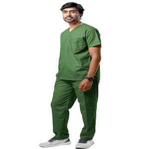 Elegante uniforme de hospital personalizado enfermera Scrub Color sólido médico señoras enfermera uniforme conjunto - Product Image 3