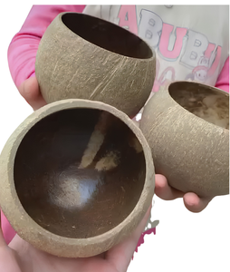 Tazones de Cáscara de Coco Naturales, Lavables y Ecológicos, para Café Affogato, Uso en el Hogar, Hoteles y Restaurantes, Grabado Personalizado, Venta al Por Mayor - Product Image 3