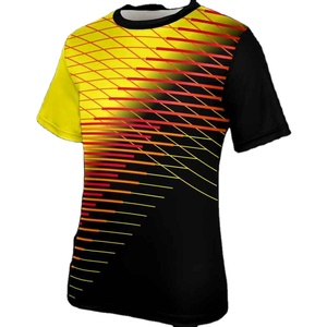 Nouveau maillot de tennis pour homme fabriqué en usine, dernier style, entièrement imprimé numériquement, taille personnalisée, ensembles d'uniformes sportifs en polyester - Product Image 1