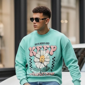 Sudadera con Capucha de Alta Calidad, Estilo Urbano, Bordado Francés, para Hombre, Talla Grande, con Logotipo Personalizado, 100% Algodón, para Invierno - Product Image 4