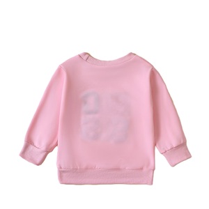 Sudadera con Letras Bordadas para Niñas, Cuello Redondo, Manga Larga, Sudadera para Otoño, para Niños Pequeños, Niñas y Niños - Product Image 5