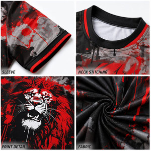 Conjunto de Uniformes Personalizados de Jersey 100% Poliéster para Clubes, Equipos, Jugadores y Aficionados, Servicio OEM, Transpirable, para Verano, Kits de Fútbol 7V7 - Product Image 6