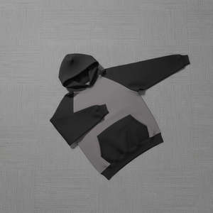 Sudaderas con capucha para hombre de alta calidad, color gris oscuro, tejido transpirable, bolsillo tipo canguro, estilo holgado, para uso en invierno. - Product Image 5