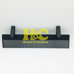 HOOPER COMPANY Nouveau support de perruque à maintien robuste, en acier inoxydable noir mat durable, avec logo personnalisé, pince de maintien pour extensions capillaires - Product Image 3