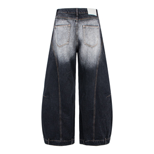 Women Barrel Leg <b>Jeans</b> Oversized denim Whisker Denim <b>Jeans</b> Ultra-<b>Soft</b> Breathable Eco-Friendly Premium Quality Fabric - Product Image 2