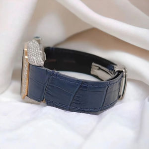 New Arrival Full White Gold <b>Iced</b> <b>Out</b> Round Cut Moissanite Diamond Luxury <b>Watch</b> for Men Classic Roman Analog Display Glass Gift - Product Image 4