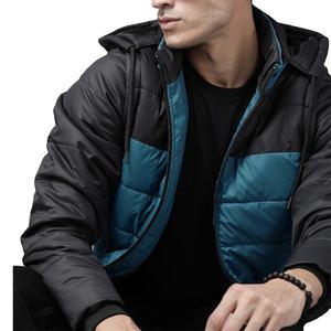 2 en 1 Manches détachables et capuche Vestes de bombardier élégantes pour hommes 10% Off Windbreaker Spring Ski Down Padded Bomber Parka Jacket Men - Product Image 3