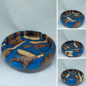 ชามเรซิ่นอีพ็อกซี่ปลอดสาร BPA และไม้กระถินเทศ งานแฮนด์เมด สำหรับอุปกรณ์ครัวทันสมัย ของตกแต่งงานแต่งงาน และของตกแต่งโต๊ะอาหาร - Product Image 3