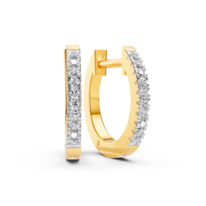 Pendientes de Oro Sólido de 14K, 9K, 10K y 18K con Diamantes de Laboratorio, Certificados por IGI, RJC, ODM, OEM, Fabricante de Joyería Fina Ética, Venta al por Mayor EA501901 - Product Image 3