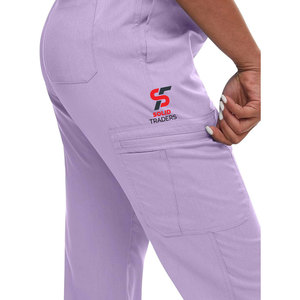 Tenue médicale légère unisexe Solid Trader avec plusieurs poches pour les professionnels de la santé – Confort quotidien, uniforme d'hôpital - Product Image 4