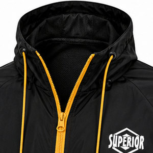 Veste coupe-vent tendance pour homme, légère, résistante à l'eau, pour la marche, la course à pied, le cyclisme, fournisseur de marques personnalisées - Product Image 3