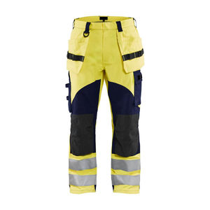 Pantalon de travail pour homme à visibilité accrue, antistatique, thermique et de sécurité, idéal pour les activités de plein air par temps de pluie - Product Image 5