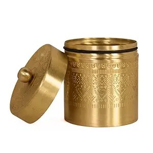Stylish Brass Container Affordable Handmade Storage <b>Jar</b> for Kitchen Dining Table and Home Decor By M/S SHAAD HANDICRAFTS - Product Image 2