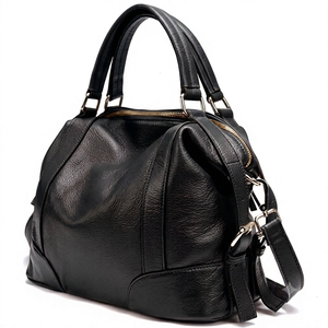 Pochette décontractée pour femme en cuir véritable, durable, de haute qualité, avec fermeture éclair, personnalisable, élégante, légère, imperméable et pliable - Product Image 5