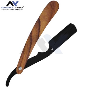 Navaja de Afeitar Recta Premium para Barbería, de Acero Inoxidable, Clásica, Manual, Profesional, para un Afeitado Suave, Individual - Product Image 6