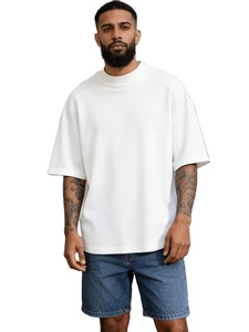 Bangladesh Supplier Stylish Men's Plus Size Heavy Weight Oversized Printed Short Sleeve 100% Cotton Jersey Breathable Premium - Product Image 2