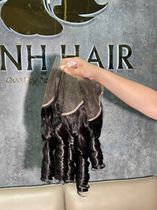 ผมแท้เวียดนาม 100% แบบลอนลึก  พร้อมเชือกผูกปิดผมสีดำธรรมชาติ - Product Image 4