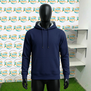 Sweat à capuche pour homme grande taille, collection automne-hiver 2026, style décontracté urbain, doublé polaire, épaissi, avec poche avant - Product Image 3