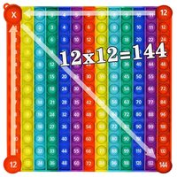 Jouet sensoriel alphabet arc-en-ciel, apprentissage sensoriel, bulles rondes en silicone pour enfants et tout-petits, ABC, bulles pour enfants en classe