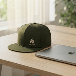 Gorra de Béisbol Personalizada One Apex Verde Oliva de 6 Paneles, Logotipo Bordado, Algodón Lavado, Ajustable, Unisex, Estilo Urbano - Product Image 6