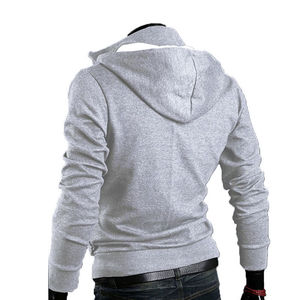 Sweat à capuche de style hip-hop brodé de qualité supérieure pour l'hiver, streetwear, coupe ample, pull-over, sweat à capuche de motard - Product Image 3