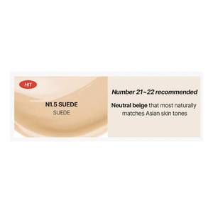 Vente en gros Seulement COUSSIN DE COUVERTURE DE COUCHE EX
W01 VANILLA Blemish Cover Finition sans pores Maquillage coréen longue durée - Product Image 3