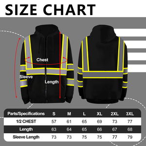 Multi Pocket Utility Safety <b>Jacket</b> High Vis Reflective Stripes Durable Polyester Fabric Workshop Security <b>Construction</b> Gear - Product Image 6