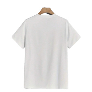 T-shirt tricoté décontracté personnalisable de haute qualité, respirant, anti-boulochage, 100 % coton, manches courtes, toutes tailles, y compris grandes tailles, pour femme - Product Image 3