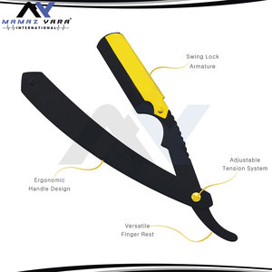 Navaja de Afeitar Profesional Premium de Hoja Recta para Barbería, Calidad de Salón, Afeitado Preciso para el Cuidado de la Garganta, Desechable - Product Image 2