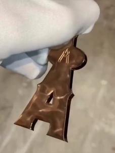 Pendentif personnalisable en moissanite 3,30 carats, en argent 925 plaqué or rose, style hip-hop, bijoux uniques, pendentifs et breloques - Product Image 4