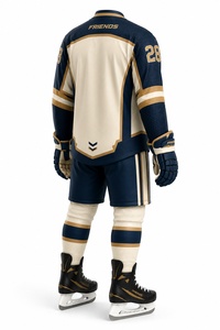 High Quality Fully Dye Sublimation Ice Hockey Uniform Unisex Customized Color 100% Polyester Quick Dry Breathable Uniforms - Product Image 2