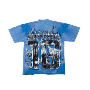 T-shirt décontracté blanc à manches courtes pour homme, motif uni, 100 % coton respirant, idéal pour l'été (ODM) - Product Image 4