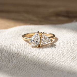 Anillo de Diamantes con Corte Pera en Oro de 18K para Mujer, Cultivado en Laboratorio, Certificado IGI, Joyería Romántica para Boda, Compromiso o Aniversario - Product Image 4