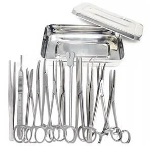 13-Piece Minor Surgery <b>Suture</b> <b>Kit</b> Instrument Box Steel Construction Durable Design CE Certified for Clinic Use Veterinary - Product Image 6