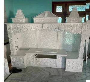 เสาหินอ่อนแกะสลักตามแบบต้องการใช้เทคนิคขัดเงาของผู้ส่งออกอินเดีย - Product Image 2