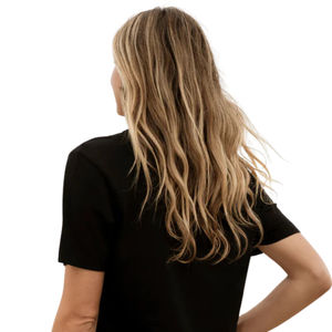 Camiseta Casual para Mujer, Cuello en V, Colores Personalizados, Poliéster/Algodón, Preencogida, Certificación GOTS, Suave, Transpirable, Premium - Product Image 5