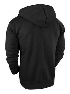 Vente en gros – Sweat à capuche zippé pour homme en molleton 100 % coton de qualité supérieure, couleur unie, avec logo personnalisé, chaud pour l'hiver - Product Image 4