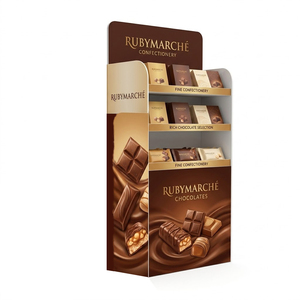 Wholesale PVC Floor Standing Display Racks Custom Retail Product <b>Stand</b> With Branding And Graphic Printing - Product Image 2