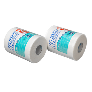 Vietnam Factory Krclean Premium 15x15cm White Virgin Wood <b>Pulp</b> Non-Woven Party Napkins Rolled Tissue 1-Ply Export - Product Image 1