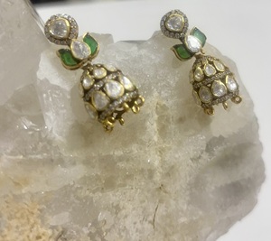 Classic Bell Shape 22K Gold Plated <b>Stud</b> <b>Earrings</b> Women's Wedding Jewelry Gift Party - Product Image 6