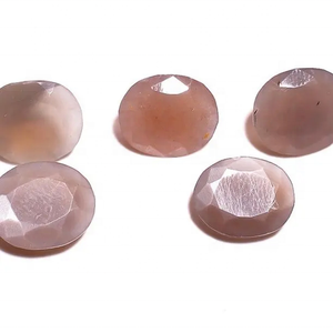 Prix raisonnable 6x8mm naturel brun pierre de lune à facettes coupe ovale personnalisé pierres précieuses en vrac bijoux de fournisseur en gros Alibaba - Product Image 1