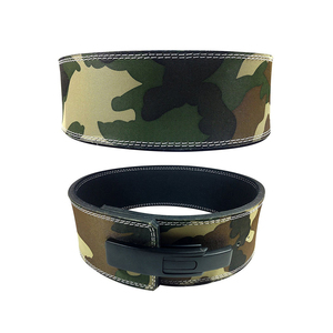 Customizable Adjustable Non-Slip Breathable Unisex Cowhide Leather Weightlifting Power Lifting Lever Belt Comprehensive Fitness - Product Image 1