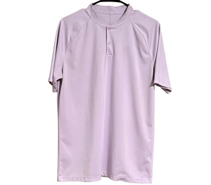 Polo de Punto de Manga Corta para Hombre, Color Morado Claro, Secado Rápido, Estilo Casual, Corte Regular - Product Image 1