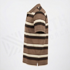 Chemises pour hommes sur mesure en gros, logo imprimé, couleur unie, tricot polyester/coton, séchage rapide, service OEM, fabriqué au Pakistan - Product Image 3