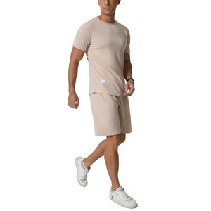 Dernier design de vêtements d'été anti-humidité, ensemble de survêtement court pour hommes, ensemble de jogging pour hommes, ensemble court deux pièces - Product Image 6