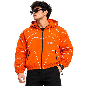 <b>Men</b> Premium Windbreaker Rain <b>Jacket</b> Windproof Lightweight Hooded Outdoor Adventure Running Trekking Travel Sports <b>Jacket</b> Custom - Product Image 1