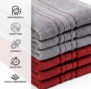 Serviette de toilette 100% coton, douce, absorbante, qualité hôtelière, vente en gros - Product Image 2